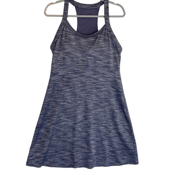 MPG Mondetta Performance Gear Athletic Dress Racerback Blue White L - Picture 1 of 6